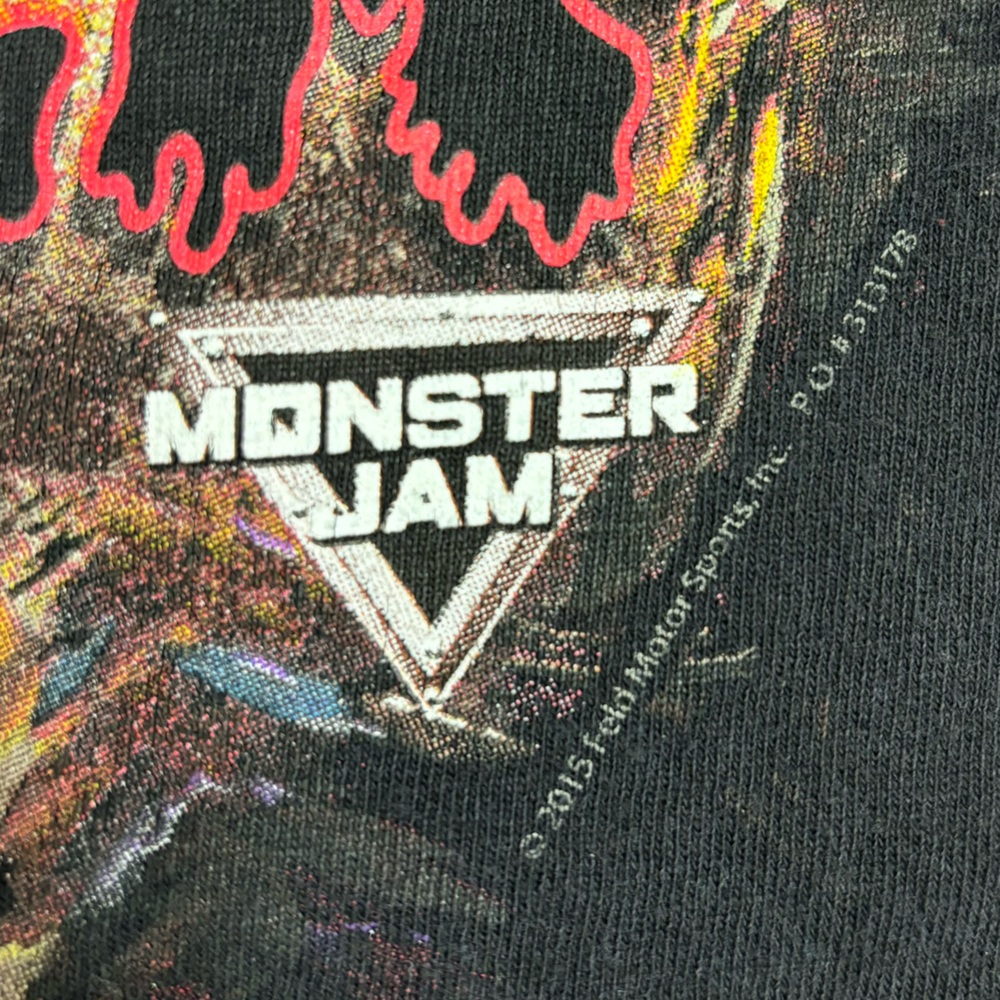 2015 Monster Jam Grave Digger tee, youth large - Picture 8 of 10